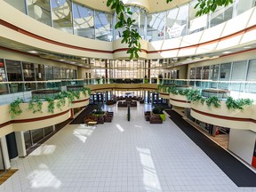 Pictured is the empty MacEwan Centre in University of Calgary on Sunday, March 22, 2020.