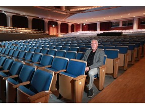 Paul Dornian the President & CEO at Calgary Philharmonic Orchestra was photographed in the Jack Singer Concert Hall on Tuesday, March 24, 2020. Like businesses across the city the COVID-19 pandemic has devastated arts and entertainment organizations. Gavin Young/Postmedia