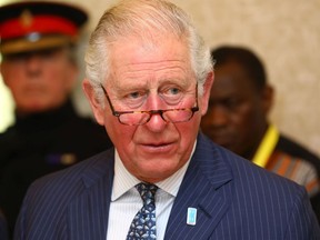 (FILE PHOTO) Prince Charles tests positive for the Coronavirus COVID-19 announced on March 25,2020. LONDON, ENGLAND - MARCH 10: Prince Charles, Prince of Wales attends the WaterAid water and climate event at Kings Place on March 10, 2020 in London, England.  The Prince of Wales has been President of WaterAid since 1991.