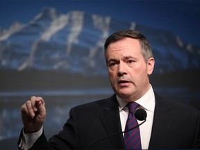Alberta premier Jason Kenney during a media availability on Monday March 9, 2020, in Calgary regarding the recent global economic events. Al Charest / Postmedia