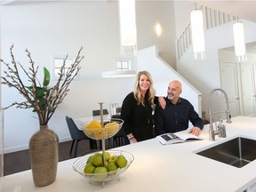 Angie Herback and Blaine Gushaty love their new villa in Calais in Quarry Park.