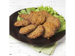 Lentil Barley Patties for ATCO Blue Flame Kitchen for March 18, 2020; image supplied by ATCO Blue Flame Kitchen