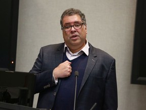 Mayor Naheed Nenshi updated Calgarians on the city's response to the COVID-19 pandemic on Monday, March 23, 2020. The city has concerns that some Calgarians are not social distancing enough while outdoors.  Gavin Young/Postmedia