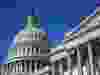 The U.S. Capitol dome and U.S. Senate in Washington.