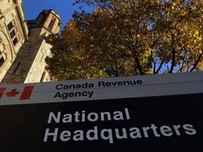 The Canada Revenue Agency headquarters in Ottawa is shown on November 4, 2011.