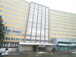 Foothills Hospital in northwest Calgary is shown on Wednesday, March 18, 2020.