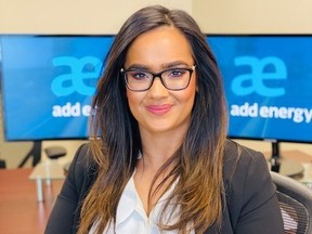 Afia McClenaghan, Commercial Manager, who has opened a Calgary branch of Add Energy.
