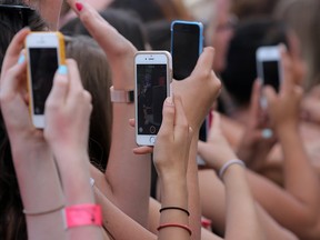 Fans at a concert in Calgary in 2015.