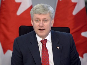 Former prime minister Stephen Harper