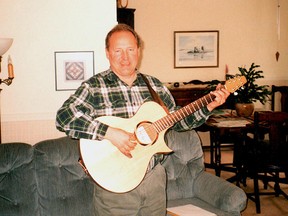 Paul Hepher, at his brother’s home in Lethbridge, about a year before his death.