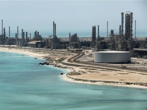 General view of Saudi Aramco's Ras Tanura oil refinery and oil terminal in Saudi Arabia May 21, 2018. Picture taken May 21, 2018.