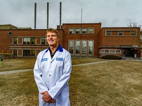 Gerald Ripley, manager of Fleischmann's yeast plant in Calgary.