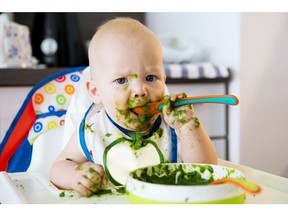 Consuming leafy greens during pregnancy may help increase a baby's tolerance of vegetables. Getty Images/iStockphoto
