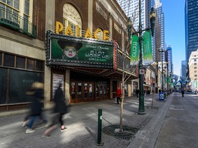 Businesses have been shuttered along Stephen Avenue in downtown Calgary due to the COVID-19 pandemic.