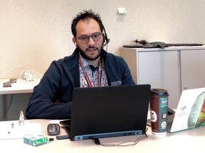 In this video capture image, Provincial CD Contact Tracing team members are tasked with contacting every Albertan who tests positive for COVID-19 with the goal of tracing people who have been in contact with them.