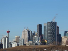 The Calgary skyline is shown looking west on Thursday, March 12, 2020. Who will lead us through our multiple issues? asks columnist George Brookman.