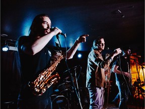 Members of Calgary band Long Time No Time perform at the Palomino Smokehouse. Photo submitted.