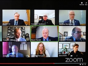 Belleville city council held its third virtual meeting Monday via Zoom.