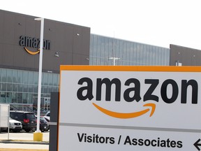 The Amazon warehouse north of Calgary where employees have tested positive for COVID-19. Saturday, May 2, 2020.