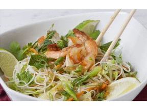 Vietnamese Rice Noodle Salad for ATCO Blue Flame Kitchen for May 20, 2020; image supplied by ATCo Blue Flame Kitchen