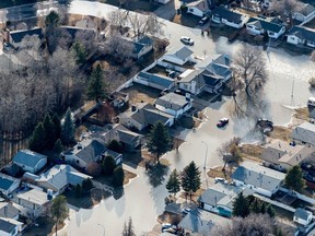 Birch Road in downtown Fort McMurray is shown on Tuesday, April 28, 2020. The Alberta government is announcing a $147-million disaster relief program for communities affected by flooding during spring ice break up in northern Alberta.