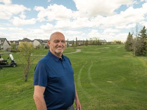 Gary Cook at Crystal Ridge Golf Course in Okotoks.