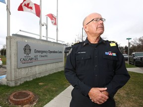 Tom Sampson, Chief, Calgary Emergency Management Agency, Commander, Canada Task Force 2, poses at the Emergency Operations Centre in Calgary on Friday, May 8, 2020.
