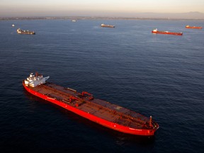 Oil Glut Creates Huge Pile-Up Of Tankers Off West Coast Shores