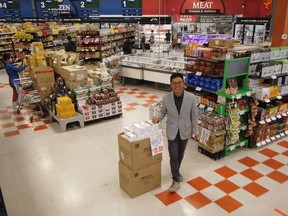 Don Choi, owner of he new A-Mart Premium Asian Food store in Royal Oak Park shopping centre.