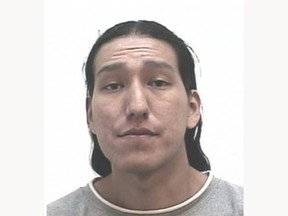 Police have warrants out for the arrest of high-risk offender Keegan Troy Spearchief, 34, following voyeurism incidents involving a child.