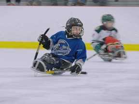 The Tournament captures the emotion and excitement of a youth sledge hockey tournament.