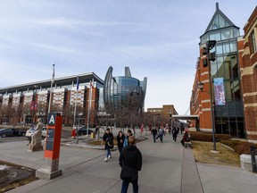 Pictured is SAIT main campus on Friday, Feb. 28, 2020.