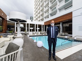 Fraser Abbott, director of business development at Hotel Arts, poses for a photo on Thursday, June 18, 2020.