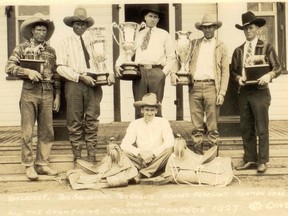 The 1927 Calgary Stampede champions.