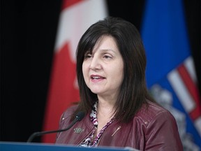 Education Minister Adriana LaGrange announced the school re-entry plan for the 2020-21 school year during a news teleconference from Edmonton on Wednesday, June 10, 2020.