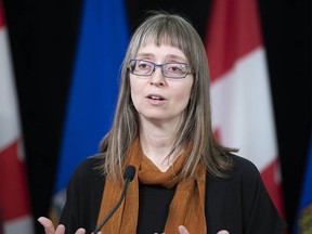 Alberta’s chief medical officer of health Dr. Deena Hinshaw on Wednesday, June 10, 2020.