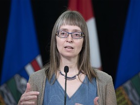 Alberta’s chief medical officer of health Dr. Deena Hinshaw provided an update on COVID-19 from Edmonton on Friday, June 12, 2020.