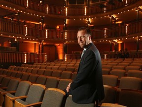 Alberta Theatre Projects executive and artistic director Darcy Evans in the Martha Cohen Theatre.  Gavin Young/Postmedia