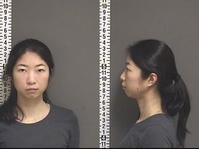 Sijie Liu, 37, from Winnipeg, pleaded guilty for attempting to pickup a toxin in the United States that she had ordered on the dark web. She was sentenced to six years in a U.S. District Court in North Dakota on June 22 for attempting to acquire a chemical weapon. THE CANADIAN PRESS/HO-Cass County Sheriff's Office MANDATORY CREDIT