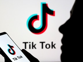 The TikTok app allows people to upload and share short videos.