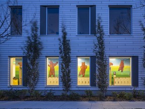 Dancing Bears by Jason Carter at the YW Hub Facility. The YW Hub Facility is nominated for a CODAaward.