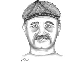 Police released this composite sketch of a man involved in a sexual assault of a teenage employee at a Calgary business.