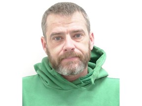 Jason Patrick Dawson, 39, is being sought by Calgary police on warrants related to an alleged domestic assault. He may be driving a grey Hyundai Veloster.