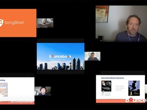 A screengrab from Mount Royal University's BounceBackYYC recap video. The BounceBackYYC Hack-a-thon, hosted virtually by Mount Royal University last month, centred on creating plans, programs and initiatives to spur exposure and business in Calgary's economy.
