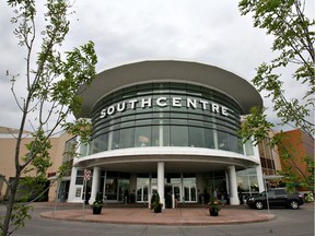 Southcentre Mall in southeast Calgary.