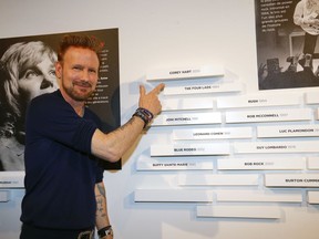 Canadian rocker, Corey Hart was inducted into the 2019 Canadian Music Hall of Fame during a Plaque Ceremony at Studio Bell in Calgary on Wednesday, June 19, 2019. Darren Makowichuk/Postmedia