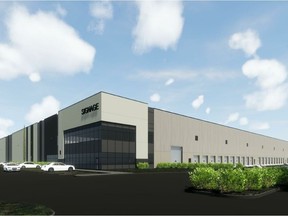 A new 425,000-square-foot building in Hopewell's Crosspointe Industrial Park.