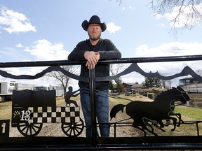 Chuckwagon legend Jason Glass at his ranch near High River as the Calgary Stampede has cancelled the 2020 edition on Thursday, April 23, 2020.