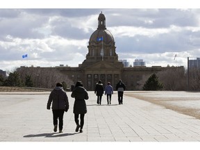 The Alberta legislature.