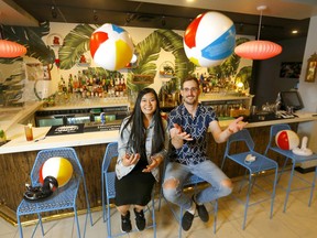 Nhi Tran and Tanner Ennis of the Paper Lantern restaurant in Chinatown in Calgary on Thursday, July 2, 2020. Darren Makowichuk/Postmedia